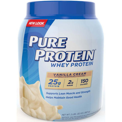 PURE PROTEIN - Natural Whey Protein Vanilla Cream