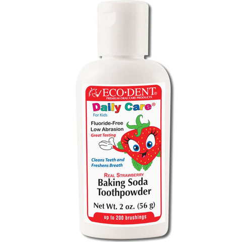 ECODENT - DailyCare Toothpowders Strawberry For Kids