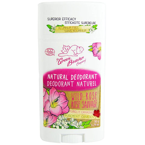 GREEN BEAVER - Wild Rose Natural Deodorant Stick