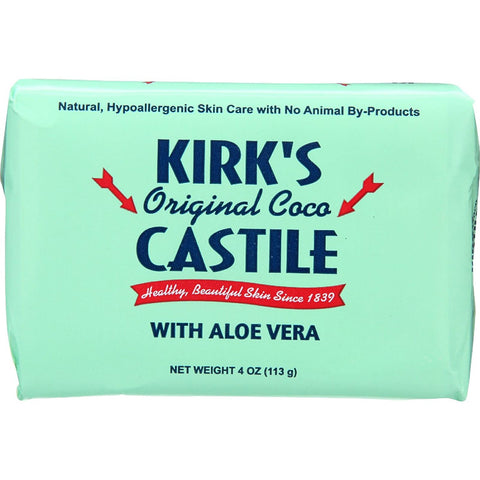 KIRKS - Original Coco Castile Bar Soap with Aloe Vera