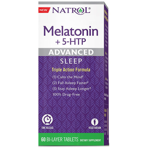 NATROL - Advanced Sleep Melatonin+ 5-HTP