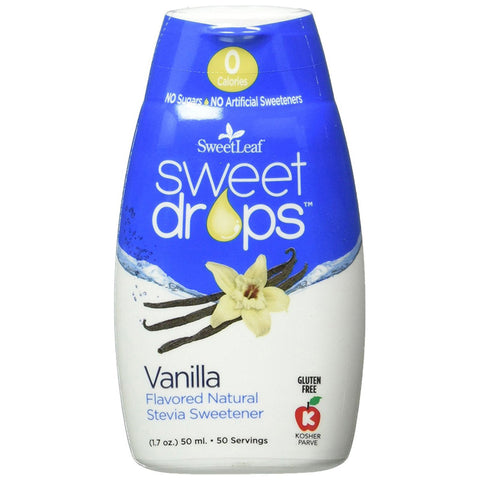 SWEET LEAF - Sweet Drops Liquid Stevia Sweetener, Vanilla