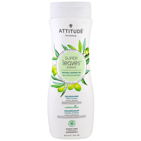 ATTITUDE - Natural Shower Gel Nourishing Olive Leaves