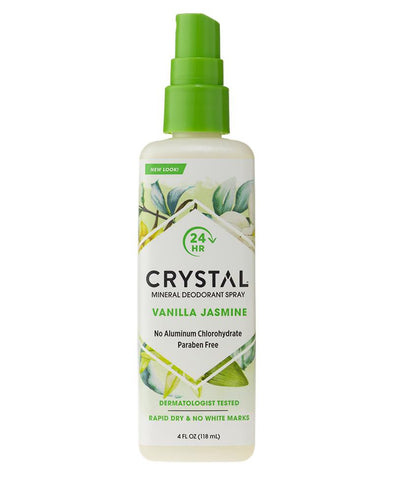 CRYSTAL - Mineral Deodorant Body Spray, Vanilla Jasmine