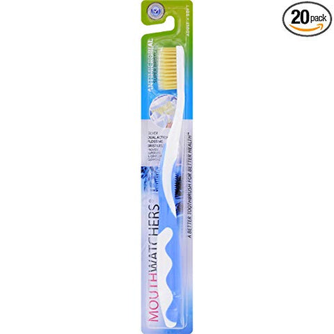 MOUTH WATCHERS - Adult Toothbrush, Blue