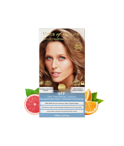 TINTS OF NATURE - 6TF Dark Toffee Blonde Permanent Hair Dye