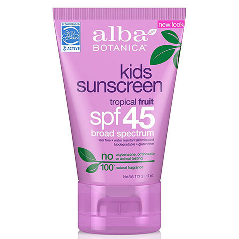 ALBA BOTANICA - Very Emollient Sunscreen Kids SPF 45