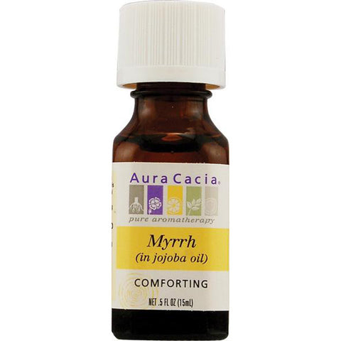 AURA CACIA - Essential Oil Myrrh in Jojoba Oil