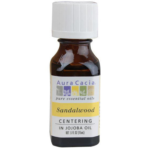 AURA CACIA - 100% Pure Essential Oil Sandalwood (in jojoba oil)