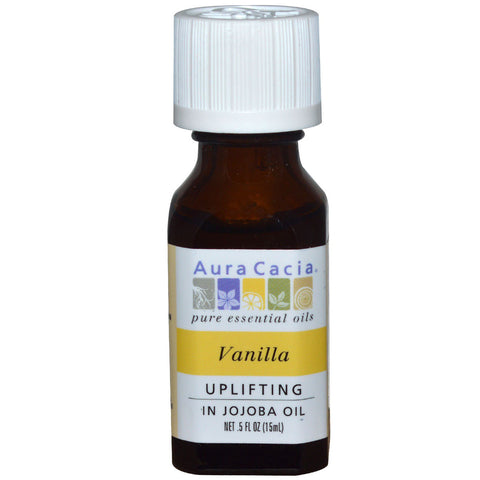 AURA CACIA - 100% Pure Essential Oil Vanilla (in jojoba oil)