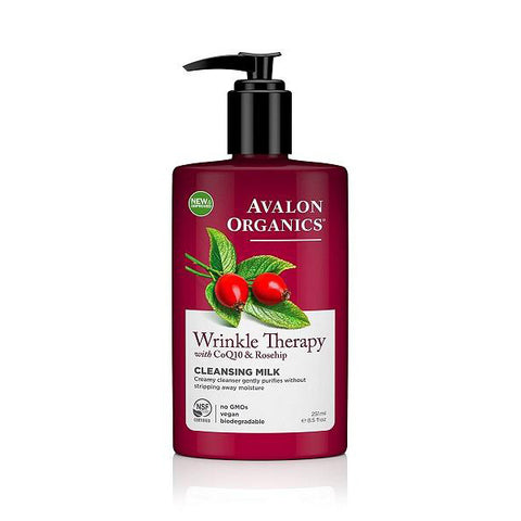 AVALON - Wrinkle Therapy with CoQ10 & Rosehip Cleansing Milk