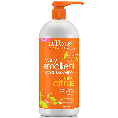 ALBA BOTANICA - Very Emollient Bath & Shower Gel Island Citrus