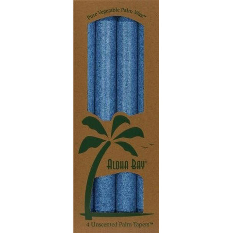 ALOHA BAY - Candle 9 Inch Palm Tapers Royal Blue