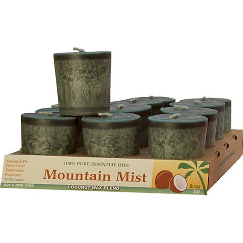 ALOHA BAY - Candle Votives with 100% Essential Oils Mountain Mist