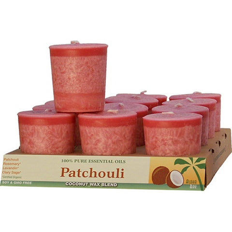 ALOHA BAY - Candle Votives with 100% Essential Oils Patchouli