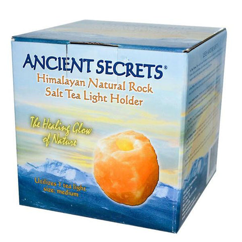 ANCIENT SECRETS - Himalayan Natural Rock Salt Tea Light Holder Meduim
