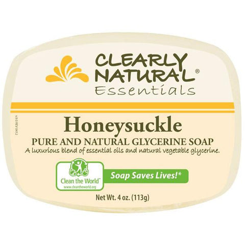 CLEARLY NATURAL - Glycerine Bar Soap Honeysuckle
