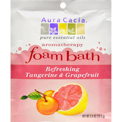 AURA CACIA - Aromatherapy Foam Bath Refreshing Tangerine and Grapefruit