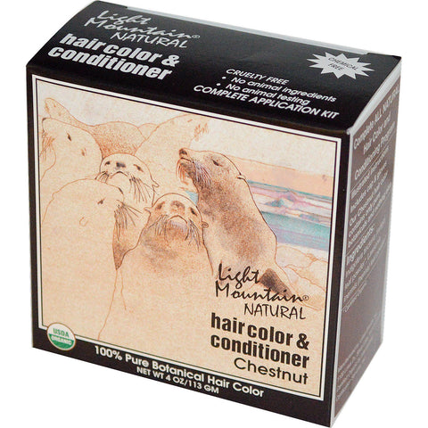 LIGHT MOUNTAIN - Hair Color and Conditioner Chestnut