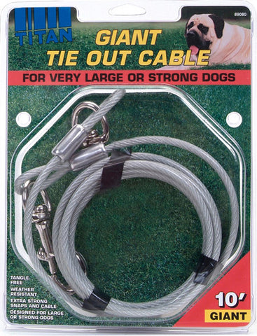Giant Cable Dog Tie Out