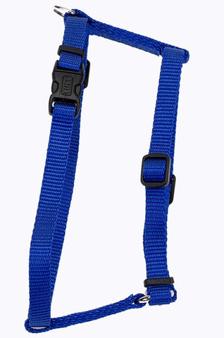 Nylon Adjustable Harness Blue Large