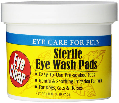 R-7 Clear Sterile Eye Wash Pads