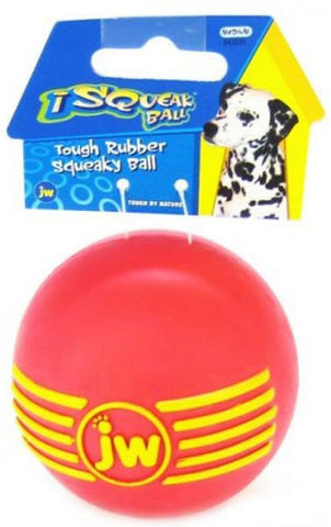 iSqueak Ball Rubber Dog Toy Medium