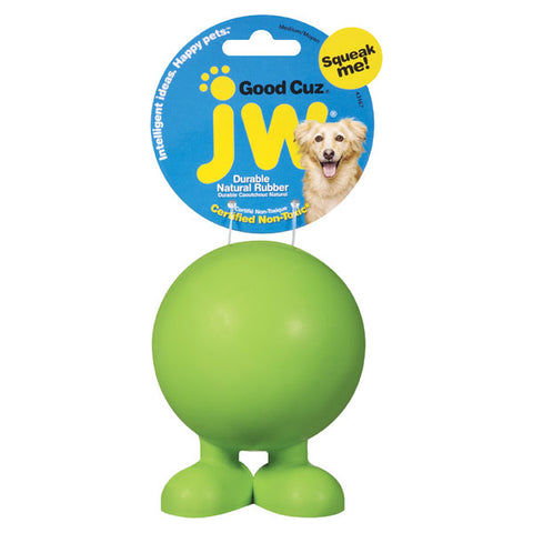 JW Pet Good Cuz Rubber Dog Toy Medium