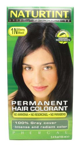 Naturtint Permanent Hair Colorant Ebony Black 1N