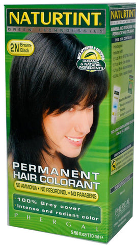 Naturtint Permanent Hair Colorant Black Brown 2N