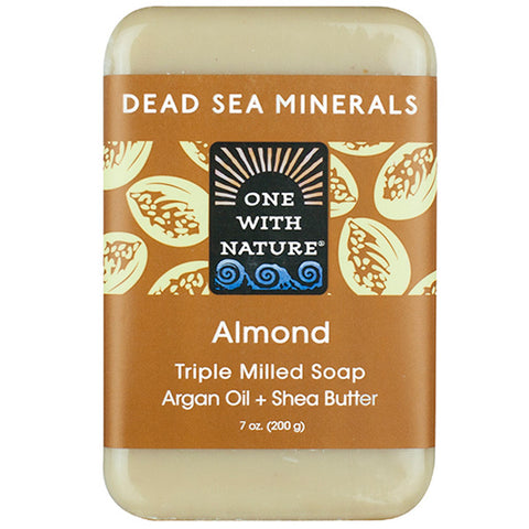 ONE WITH NATURE - Dead Sea Mineral Almond Bar Soap