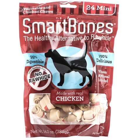 Chicken Chews Dog Treat Mini 2 - 24 Bones