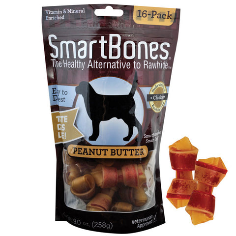 Peanut Butter Chews Dog Treat Small 3.5 - 6 Bones
