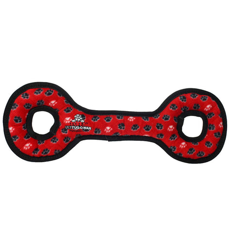 TUFFY - Ultimate Tug-O-War in Red Paws Dog Toy