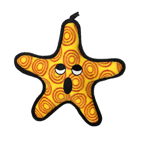 TUFFY - Ocean Creature General the Starfish Dog Toy Yellow