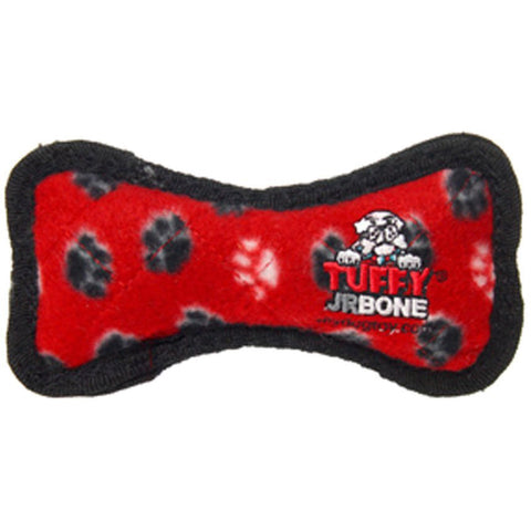TUFFY - Junior Bone Red Paws Dog Chew Toy