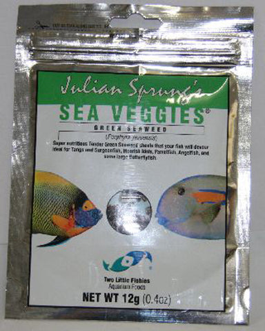 Two Little Fishies -  Sea Veggies Green Seaweed - 0.4 oz. (12 g)