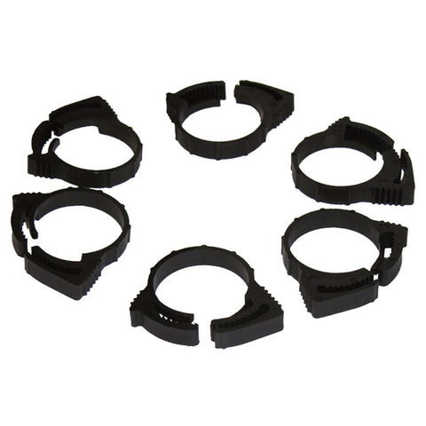 Two Little Fishies - 3/4" Plastic Hose Clamp - 6 Pieces