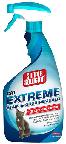SIMPLE SOLUTION - Extreme Cat Stain & Odor Remover Spray