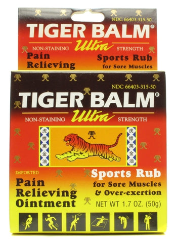 Tiger Balm Ultra Strength Pain Relieving Ointment