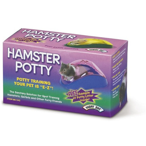 Super Pet - Hamster Potty - 6 x 3.5 x 2.75 Inch