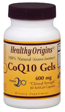 Healthy Origins CoQ10 Gels 400 mg