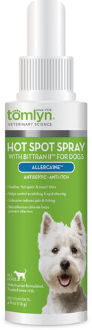 TOMLYN - Allercaine Antiseptic Anti-Itch Spray for Dogs