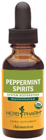 HERB PHARM Peppermint Spirits Extract and Essential Oil