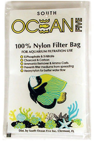 SOUTH OCEAN FIVE - Nylon Filter Bag for Aquarium Filters