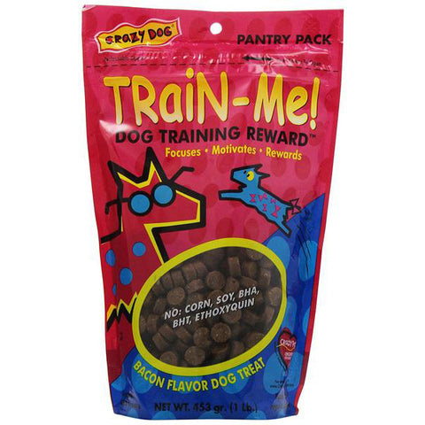 CRAZY DOG - Train-Me Training Rewards Bacon Flavor Dog Treat