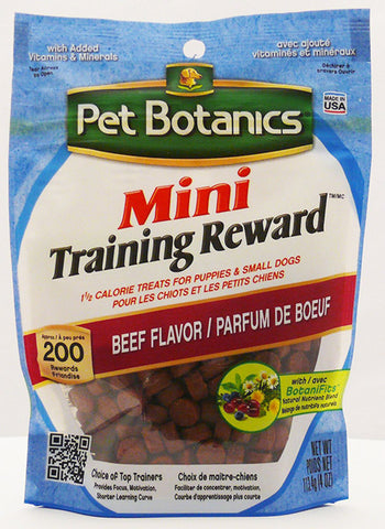 PET BOTANICS - Mini Training Reward Beef Dog Treats