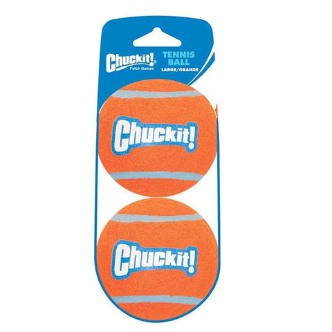 CHUCKIT - Tennis Ball Large Orange 3" Diameter