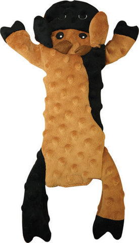 SKINNEEEZ - Extreme Stuffer Cow Dog Toy Brown
