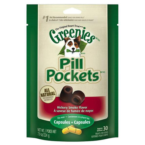 GREENIES - Pill Pockets Hickory Smoke Capsules Dog Treats